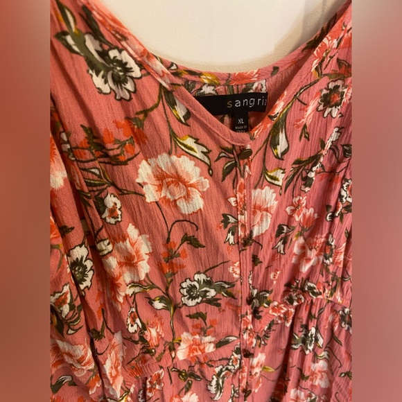 Floral Sangria Maxi dress XL - Picture 3 of 7